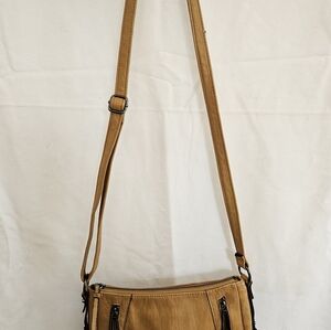 Jessica Simpson Tan Crossbody Shoulder Bag - Stylish Everyday Carry
